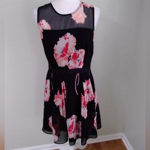Ann Taylor Outlet Sleeveless Floral Dress